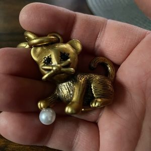 Coach Creatures Kitten Cat Keychain Bag Charm